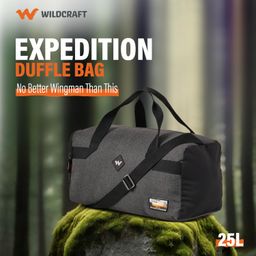wildcraft Polyester Backpack for Men & Women a Expedition DUF 25 Duffels Backpack | Stylish & Lightweight |Perfect for Travel School Work & Daily Use | Adjustable Straps & Compartments image 2