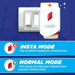 Mortein Insta5 Mosquito Repellent | Combo Pack - Machine + 3 Refills (45Ml Each) |100% Protection From Dengue Mosquitoes, Pack Of 1 Multicolour image 4