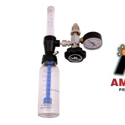 Oxygen Flow Meter With Humidifier Bottle || Flowmeter For Oxygen Cylinder Humidifier Bottle o2 Regulator || Fine Adjustment Valve image 4