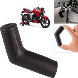 Ramanta Imported Rubber Shiftier Sock Boot and Shoe Protector Shift Cover for TVS Apache RTR 160 4V (Black), Painted Finish image 5