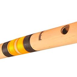foxit musical Foxit Professional Flutes C Sharp Medium Left Hand Bansuri Size 18.5 inches With Free Carry Cover image 2
