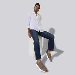 neeman's The Dependables Walking Slip Ons For Men | Comfortable & Flexible Eva Mid Sole And Athletic Breathable Mesh image 4