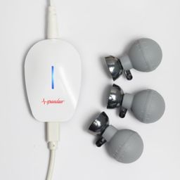 Sunfox Spandan ECG 4.0 with a Packet of Suction Bulb | Portable ECG Machine for Home | Heart Rate Monitor | Medical Grade ECG on Fingertips | Trusted by Doctors | 12 Lead ECG Device | 99.7% Accurate image 1