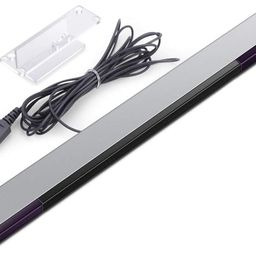 Wireless Sensor Bar for Wii, Replacement Wireless Sensor Bar, IR Ray Infrared Motion Sensor Signal Receiver, Compatible with Wii Console image 1