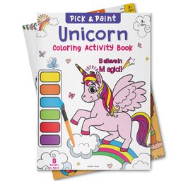 Pick and Paint Coloring Activity Book For Kids: Unicorn image 4