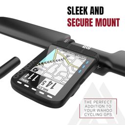 KOM Cycling Wahoo Elemnt Mount Compatible with Multiple Wahoo Computers Including The Wahoo Elemnt Bolt, Elemnt Roam, Elemnt Mini, and Elemnt - Multiple Colors 24g Out Front Computer Mount (Carbon) image 2