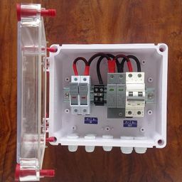 Kenbrook Solar AJB DCDB 2 in 1 Out 600V Inbuilt 2 x 20A Sibass Fuses, Sibass 600V SPD, 32A MCB (2 Series/String x up to 12 Panels Max.) (2IN1 600V MCB) image 3