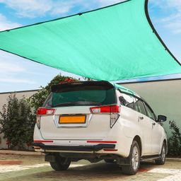 Amazon Brand - Solimo High Density Multipurpose Shade Net/Green Net - 75% (10 ft x 32 ft, Green Colour) image 5
