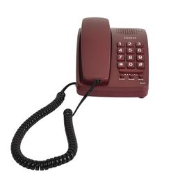 Beetel B15 Corded Landline Phone,Ringer Volume Control,LED Ring Indication,Wall/Desk Mountable,Bold Buttons Design,Clear Call Quality,Mute/Pause/Flash/Redial Function (Made in India)(Dark Red)(B15) image 1