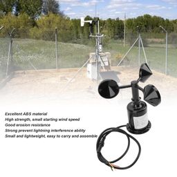 pssopp High Accuracy Wind Speed Monitoring Sensor Outdoor Ultrasonic Anemometer 4-20mA 9-30V with Strong Material, Interference Resistant, Suitable for Harsh Environments image 3