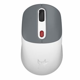 Arctic Fox ProMaxe Wireless Mouse | 2400 DPI |2.4 GHz with USB Nano Receiver | High Precision Optical Tracking| for PC/Mac/Laptop - Star White image 1