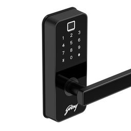 godrej locking solutions and systems Godrej Smart Lock I Catus Touch Pro I Digital Lock for Main and Internal Wooden Door I 3 in 1 Access I Fingerprint I Pin Access I Mechanical Key I Black | 3 Years Warranty image 2