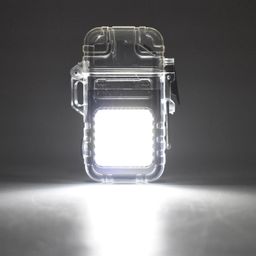 NORASHE USB Rechargeable Lighter with 3 Modes COB Flashlight – Windproof, Flameless, and Portable Lighter with LED Flashlight for Outdoor and Everyday Use (1 Pc) image 3