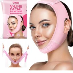 FI FIDROXIMPERIA Silicon V-Line Lifting Chinstrap | Face Lifting Mask | Double Chin Reducer For Women And Men | Jaw Exerciser | Chin Up Patch | Face Mask for Sagging | V-Line Mask image 1