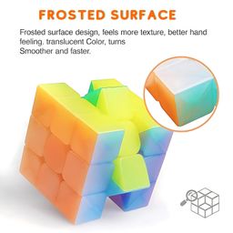 Cubelelo Drift 3x3 Jelly Edition Speedcube Magic Cube Puzzle image 5