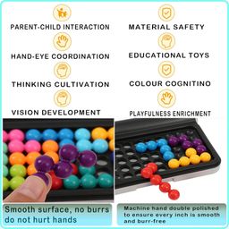 prime deals IQ Puzzle Brain Teaser Game for Kids Portable 3D Logic Puzzle 120 Challenges Educational Travel Game for Brain Development, Problem-Solving for Kids Adults (IQ Puzzle Pyramid Game) image 4