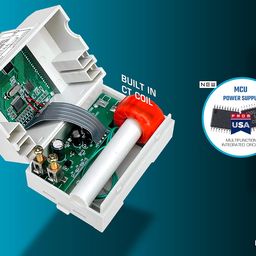 EuroControls Euro Meter EMT-MFM 6 in 1 AC 40-300V 100A Amp, Frequency, PF, KwH, Watt, Volt meter Digital Electrical reading meter Din rail mountable (Built in CT) image 5