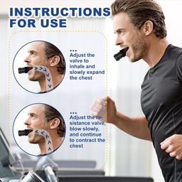 Lung Breathing Trainer – Portable Lung Exerciser for Improved Lung Capacity & Respiratory Fitness (Multicolor) image 4