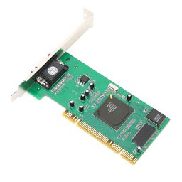 Vikye PCI Graphics Card, 8MB 32Bit VGA, Multi-Display, Compatible with 64 bit PCI X Slot, For ATI Rage XL, Desktop, VGA Output image 1