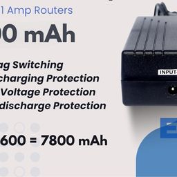 eva electronics EVA Mini UPS for 12V WiFi Router | Backup Upto 3 Hours | 7800 mAh Battery | Uninterruptible Power Supply | All 12V (0.5A - 3A) WiFi Routers | Zero Lag Switching | Power Backup During Power Cuts image 4