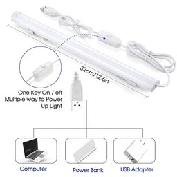 OPPLE Polycarbonate Led Under Cabinet Light, 1Ft Usb Plug In Led Batten Light With 5Ft Cable & Switch Controller, 5-Watt, Natural Light- 4000K (Yellowish) image 4