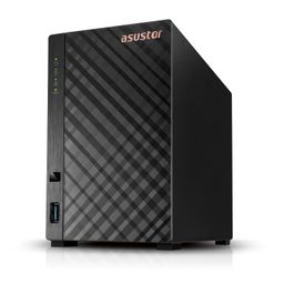 Asustor Drivestor 2 Lite AS1102TL, 2 Bay NAS Storage, 1.7GHz Quad Core, 1GbE Port, 1GB RAM DDR4, Network Attached Storage Device for Home Personal Cloud Storage (Diskless) image 1
