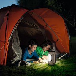 PHILIPS Hiker 5W Rechargeable Emergency Light | Long Lasting With 2400 mAh Battery and 6 Hours Backup | 3 Main Modes, 2 Side Modes and Stepless Dimming Feature | Cool White image 4