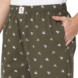underjeans Men Off White/Black Cotton Pyjama image 4