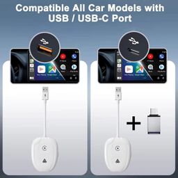 WeFly 2-in-1 Wireless CarPlay & Android Auto Wireless Adapter, Wireless Carplay Dongle for Wired Ap/ple Carplay & Android Car Converts Wired to Wireless Fast and Easy Use Fit image 5