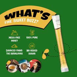 Honey Twigs Lemon Honey | 100% Natural&Pure Honey, 240gms (30 Single Sachets) |Traceabe Source | Zero Additives | Zero Added Sugar | Infused with Natural Lemon Concentrate | For Stronger Immunity image 3