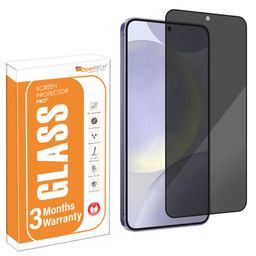 opentech OpenTech® Privacy Tempered Glass Screen Protector Compatible for Samsung Galaxy S22 / Samsung Galaxy S23 with Edge to Edge Coverage and Easy Installation kit image 1