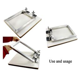2Pcs of Screen Frame Butterfly Hinge Clamp for Silk Screen Printing Hobby Printer Include Four Screws image 4