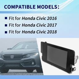 getfarway 39710-TBA-A11 7 Inch Replacement 7" LCD Monitor Display with Touch Screen Navigation Digitizer Fit for Honda Civic 2016 2017 2018 Replace# 39710-TBA-A21 39710-TBA-305 image 2
