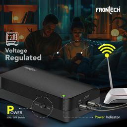 Frontech Mini UPS for 12V, 2.5A | Backup Upto 4 Hours | WiFi Router UPS Power Backup During Power Cuts | UPS Broadband Modem | 3-Battery UPS-0021 image 3