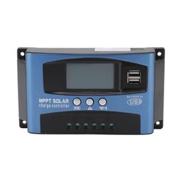 Hyuduo 24-60V Solar Engergy System Controller, MPPT Charge Controller, Renewable Energy System Controller with LCD Display for Home Industrial, 80A image 2