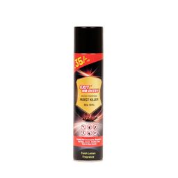 EXIT NO ENTRY Multipurpose Insect Killer Spray - 320ml | Cockroaches, Bed-Bugs, Insects, Termites and Mosquito Repellent Spray | With Pleasant Fresh Lime Fragrance image 1