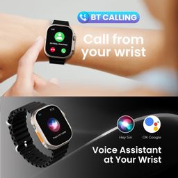 Punnk Funnk® Present 1.83" NovusSync Biggest Display Smart Watch with Bluetooth Calling, Voice Assistant & Sports Modes, 8 Unique UI Interactions, SpO2, 24/7 Heart Rate Tracking (Black) image 3