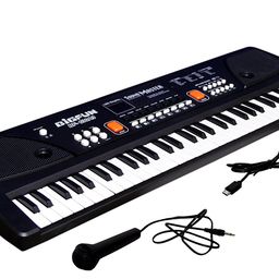 DOMENICO Electronic Digital Piano Keyboard 61 Keys- Multi-Function Portable Piano Keyboard Electronic Organ with Charging Function for Beginners- Chargeable With Piano Bag. image 3