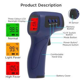 MCP Intex ThermoBeam Infrared Thermometer With Advance Laser Pointing Feature, FDA/CE Approved, Non Contact Digital Thermometer, °C & °F switchable(Pack of 1) image 4