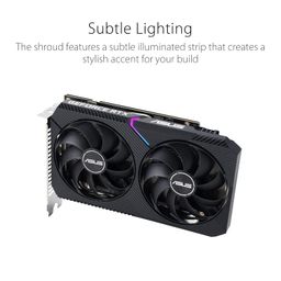 ASUS Dual Geforce RTX 3050 V2 OC Edition 8GB GDDR6 Pci_E Graphics Card with Two Powerful Axial-Tech Fans for AAA Gaming Performance and Ray Tracing. image 4
