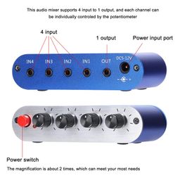 3.5mm o M er Stereo o M er 4 Input to 1 Output Indivi y Controls Sound M ing Tool Headphones Amplifier image 5