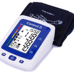 Control D Extra Large Display Series Automatic and Advance Feature Blood Pressure Monitoring System, Digital BP Monitor BP Machine (Blue, White) image 1