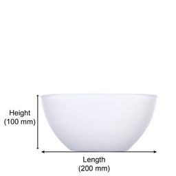 Jaypee Plus Virgin Plastic Mixing Bowl| Lightweight, Strong & Durable Bowls | Ideal for Serving, Storing & Stacking Set of 4 -(2800+2000+1200+800) ml (Multicolor) image 4