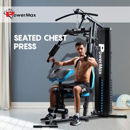 PowerMax Fitness GH-285 Multifunction Home Gym [68kg Weight Stack & Preacher Bench Attachment for Multiple Muscle Workout, Multipurpose Function Exercises] All in one Multipurpose Equipment. image 3