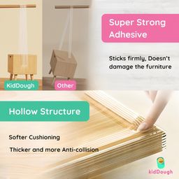 KidDough Nitrile Foam Baby Proofing Transparent Edge Protector (2 Meters) image 4