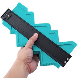 YOLETO Contour Gauge Profile Tool - Irregular Shape Duplicator Outline Tool for Carpenter, Wood Working, Scribing, Corner Angle Edge Measuring image 1