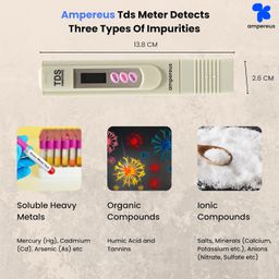 AMPEREUS Digital TDS Meter for Water Testing | Accurate Water TDS Meter, TDS Checker & Water Testing Machine for Home Use - Reliable Water TDS Tester image 3