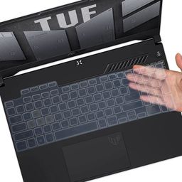 RAYA Silicone Keyboard Cover for ASUS TUF 2022 A15 / A17 / F15 / F17 Gaming Laptops & ASUS TUF 2023 A15 / A16 / A17 / F15 / F17 & ASUS TUF 2024 A15 Gaming Laptops (Clear Silicone) image 3