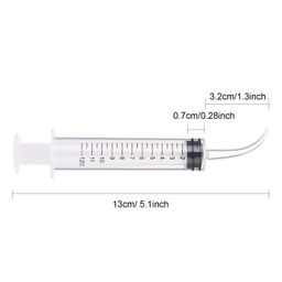 pets wizard Hand Feeding Syringe with Curve Tip for Birds, Hamsters, Puppys & Kittens (Pack of 2) Transparent (12 ML Curve Tip Syringe) Pack of 2 Syringe image 5
