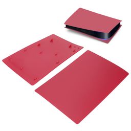 dpofirs Face Plates for PS5 Digital Version Console, Game Console Accessories for PS5 Cover Plates, Replacement Cover Plates Protective Shell for PS5 Digital Edition(Star Red) image 5